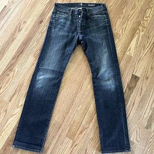 7 Jeans - 32x34 - standard straight leg - medium wash - Very Good Condition